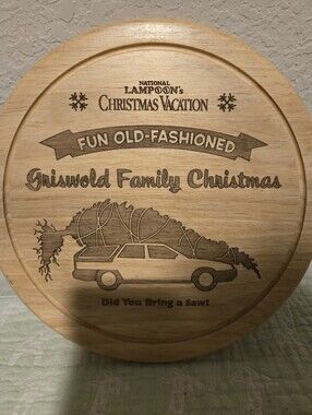 National Lampoon's Christmas Vacation Round Serving Board.